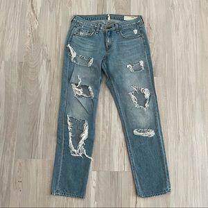 RAG & BONE Distressed Boyfriend Jeans